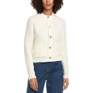 Hl Affair Womens Knit Cardigan, White